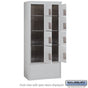 Salsbury Maximum Height Free-Standing 4C Horizontal Parcel Locker with 8 Parcel Lockers with USPS Access