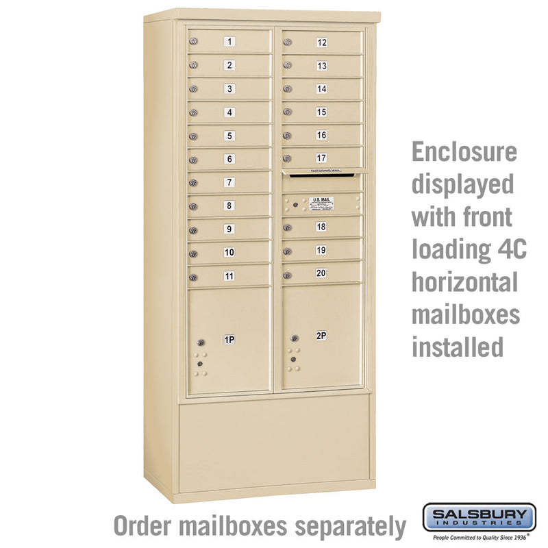 Salsbury Free-Standing Enclosure - for 3716 Double Column Unit