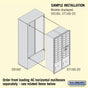 Salsbury Free-Standing Enclosure - for 3716 Double Column Unit