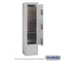 Salsbury Maximum Height Free-Standing 4C Horizontal Parcel Locker with 3 Parcel Lockers with USPS Access
