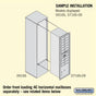Salsbury Free-Standing Enclosure - for 3716 Single Column Unit