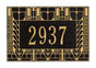 Whitehall Wall Mailbox Plaque - Frank Lloyd Wright Tree Of Life, 1-line Personalized