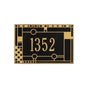 Whitehall Wall Mailbox Plaque - Frank Lloyd Wright Coonley, 1-line Personalized