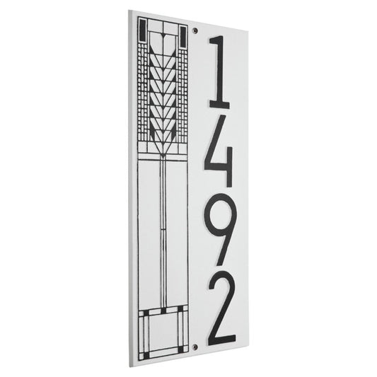 Whitehall Frank Lloyd Wright Tree Of Life Modern Vertical Plaque, Standard 1-line