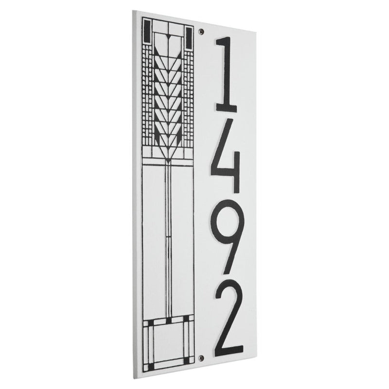 Whitehall Frank Lloyd Wright Tree Of Life Modern Vertical Plaque, Standard 1-line