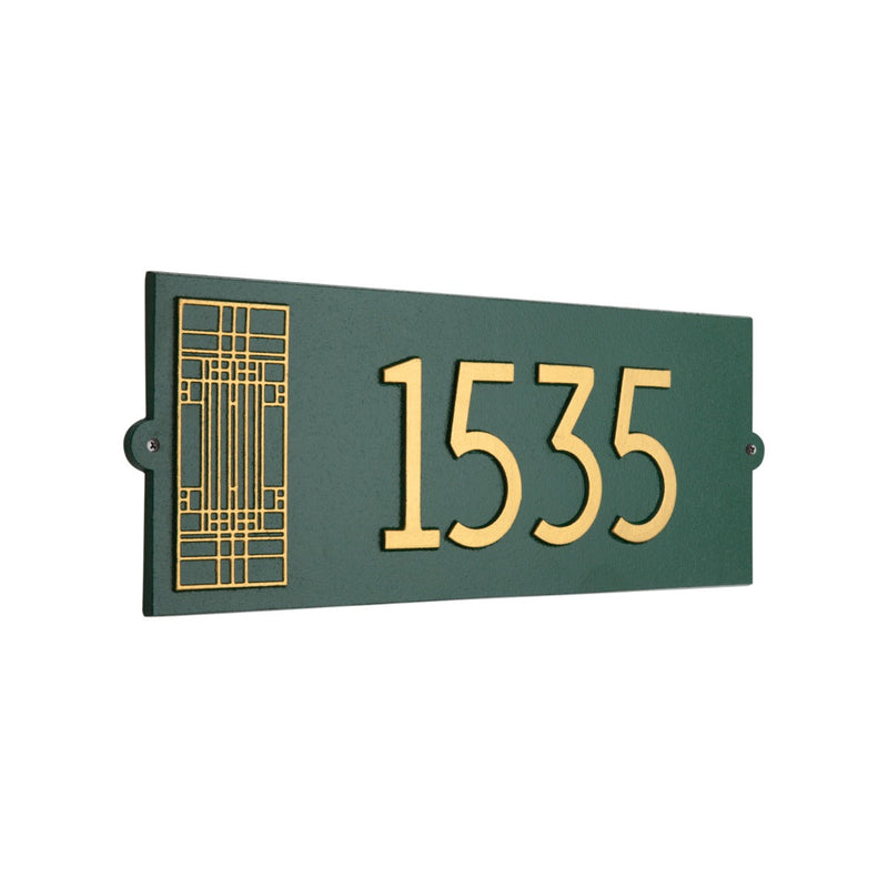 Whitehall Frank Lloyd Wright Oak Park Modern Plaque, Standard 1-line
