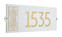 Whitehall Frank Lloyd Wright Oak Park Modern Plaque, Standard 1-line