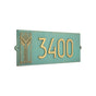 Whitehall Frank Lloyd Wright Sumac Modern Plaque, Standard 1-line