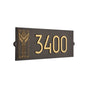 Whitehall Frank Lloyd Wright Sumac Modern Plaque, Standard 1-line