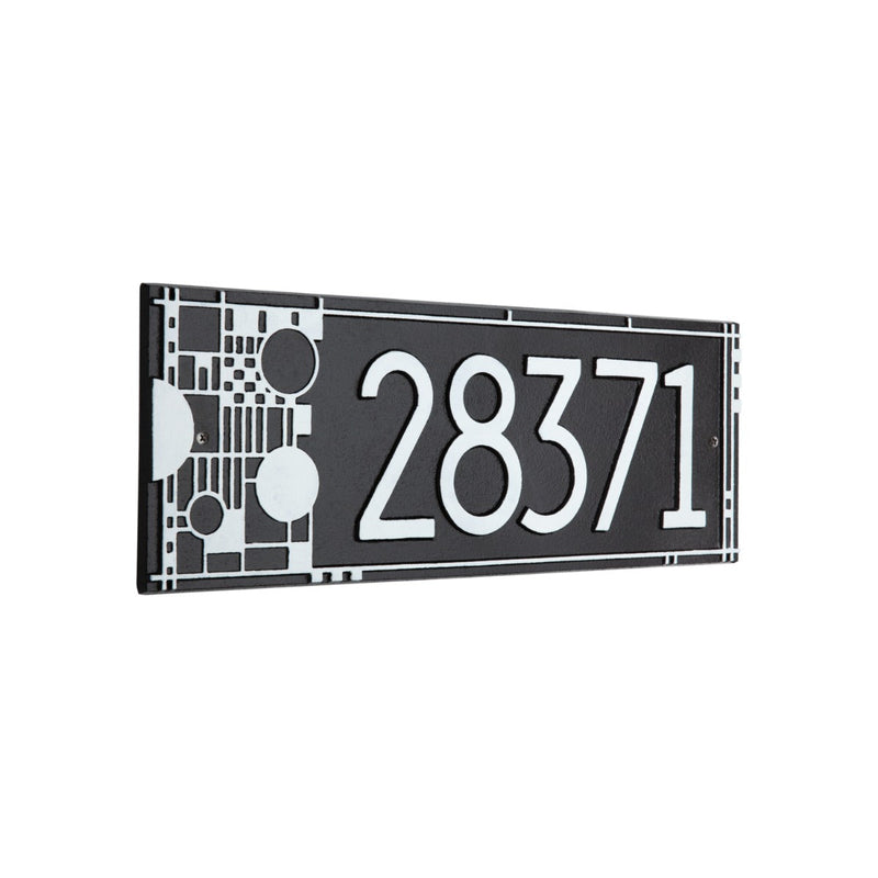 Whitehall Frank Lloyd Wright Coonley Modern Plaque, Standard 1-line