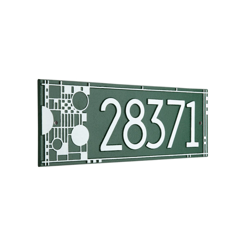 Whitehall Frank Lloyd Wright Coonley Modern Plaque, Standard 1-line