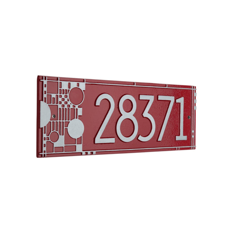 Whitehall Frank Lloyd Wright Coonley Modern Plaque, Standard 1-line