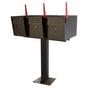 Mail Boss Ultimate High Security Locking Triple Mailbox & Post Package