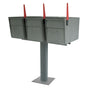 Mail Boss Ultimate High Security Locking Triple Mailbox & Post Package