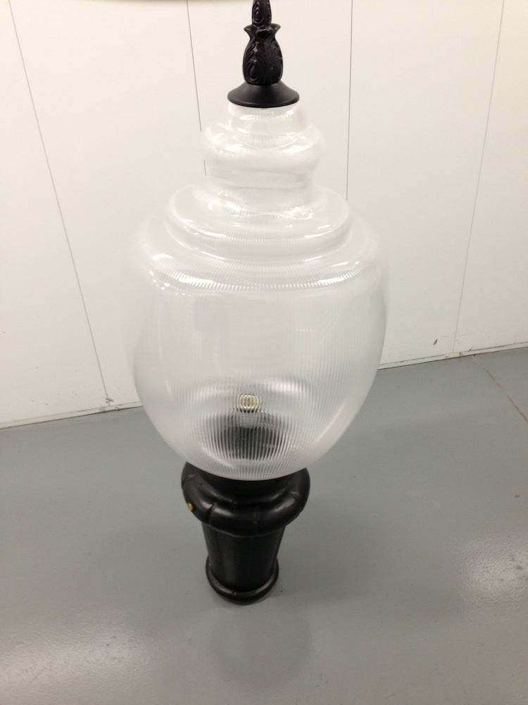Affordable Decorative Municipal Quality LED Street Light Fixture, Pole, and Pedestal Combo