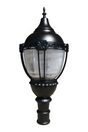 Premier Municipal Quality LED Street Light Fixture, Pole, and Pedestal Combo