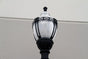 Premium Decorative Municipal Quality LED Street Light Fixture, Pole, and Pedestal Combo