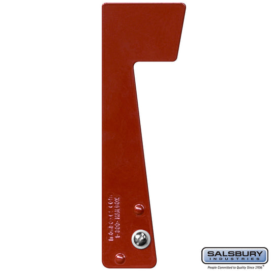 Salsbury Replacement Flag - for Roadside Mailbox, Mail Chest and Mail Package Drop - Red