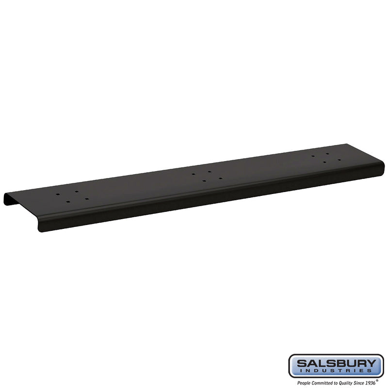 Salsbury Spreader - 3 Wide - for Roadside Mailbox and Mail Chest - Black