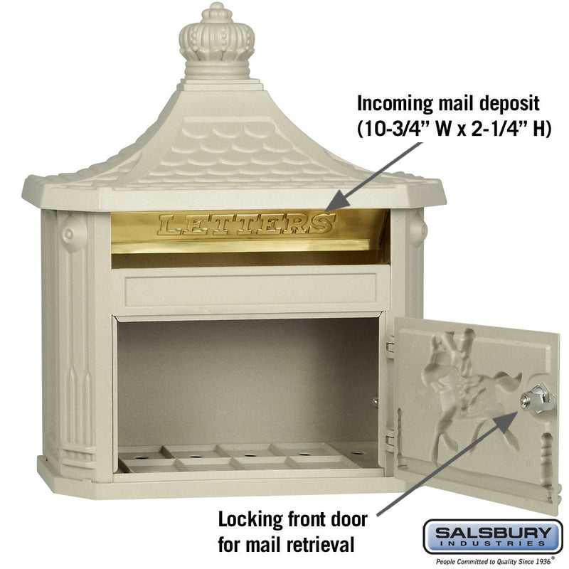 Salsbury Victorian Mailbox - Surface Mounted
