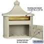 Salsbury Victorian Mailbox - Surface Mounted