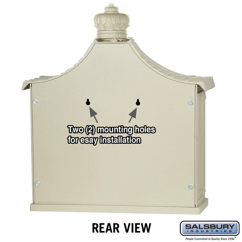 Salsbury Victorian Mailbox - Surface Mounted
