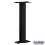 Salsbury Standard Mailbox Post - Bolt Mounted - Black