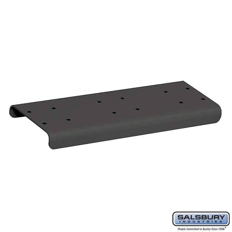 Salsbury Spreader - 2 Wide - for Rural Mailboxes and Townhouse Mailboxes - Black