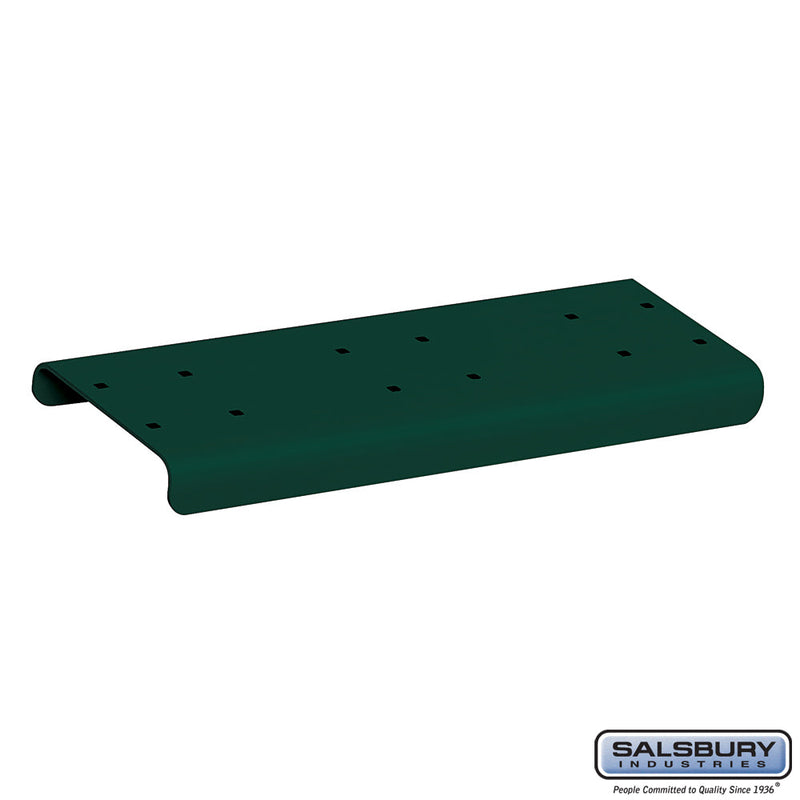 Salsbury Spreader - 2 Wide - for Rural Mailboxes and Townhouse Mailboxes - Green