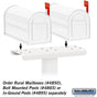 Salsbury Spreader - 2 Wide - for Rural Mailboxes and Townhouse Mailboxes