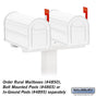 Salsbury Spreader - 2 Wide - for Rural Mailboxes and Townhouse Mailboxes