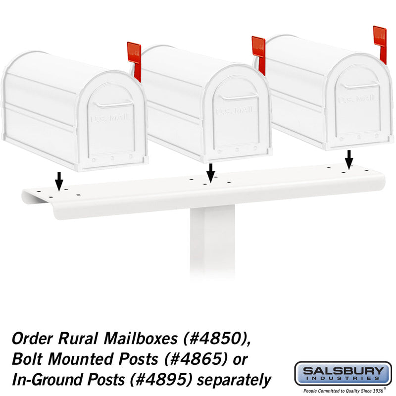 Salsbury Spreader - 3 Wide - for Rural Mailboxes and Townhouse Mailboxes