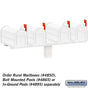 Salsbury Spreader - 4 Wide - for Rural Mailboxes