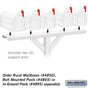 Salsbury Spreader - 5 Wide with 2 Supporting Arms - for Rural Mailboxes