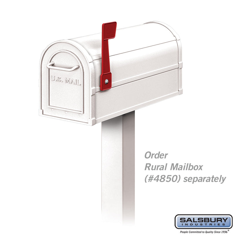 Salsbury Standard Mailbox Post - In-Ground Mounted