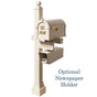 Original Keystone Series Mailbox and Deluxe Double Mount Post Packages