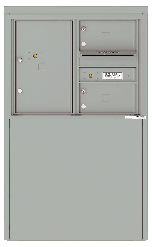 Florence 4C Mailbox Depot - 2 Doors, 1 Parcel Locker - 6 Doors High Private Access