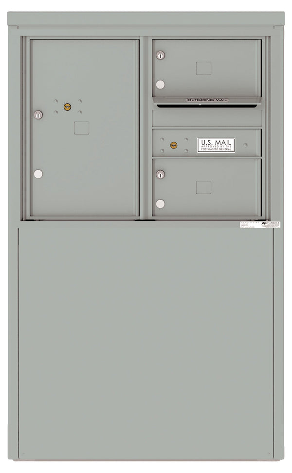 Florence 4C Mailbox Depot - 2 Doors, 1 Parcel Locker - 6 Doors High Private Access