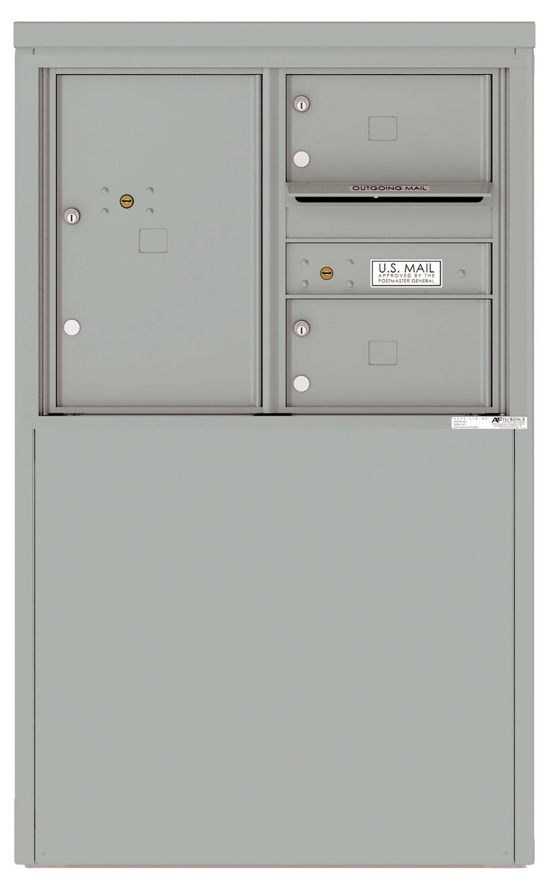 Florence 4C Mailbox Depot - 2 Doors, 1 Parcel Locker - 6 Doors High Private Access