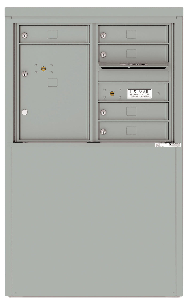 Florence 4C Mailbox Depot - 5 Doors, 1 Parcel Locker - 6 Doors High Private Access