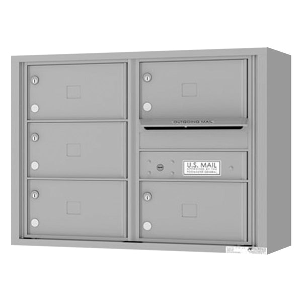 Florence 4C Horizontal Mailbox - 5 Doors - 6 Doors High Private Access