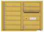 Front Loading Double Column Commercial Mailbox with 9 Tenant Doors-Gold Speck (GS)