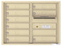 Front Loading Double Column Commercial Mailbox with 9 Tenant Doors-Sandstone (SD)