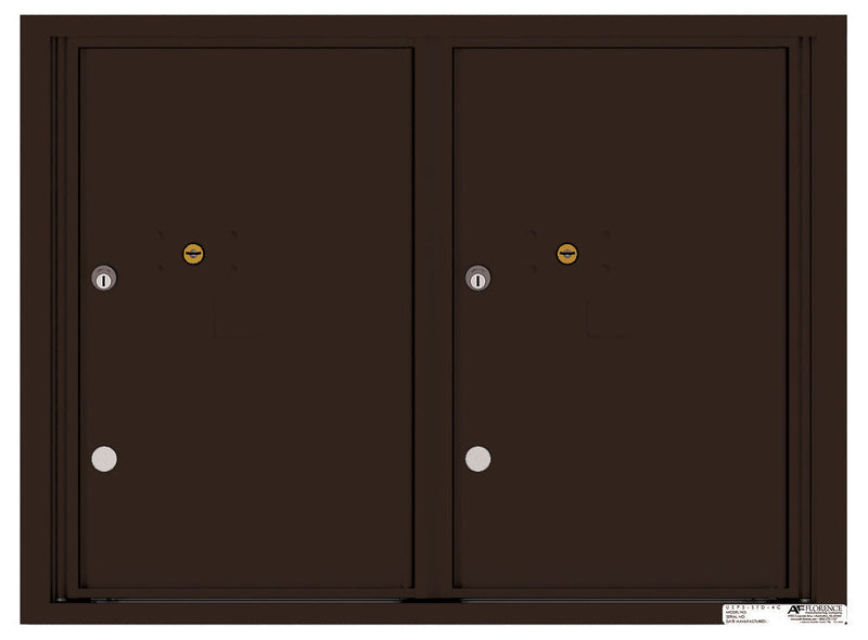 Front Loading Commercial Extra-Large Parcel Lockers-Dark Bronze (DB)