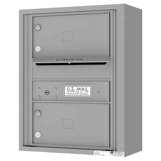 Florence 4C Horizontal Mailbox - 2 Doors - 6 Doors High Private Access
