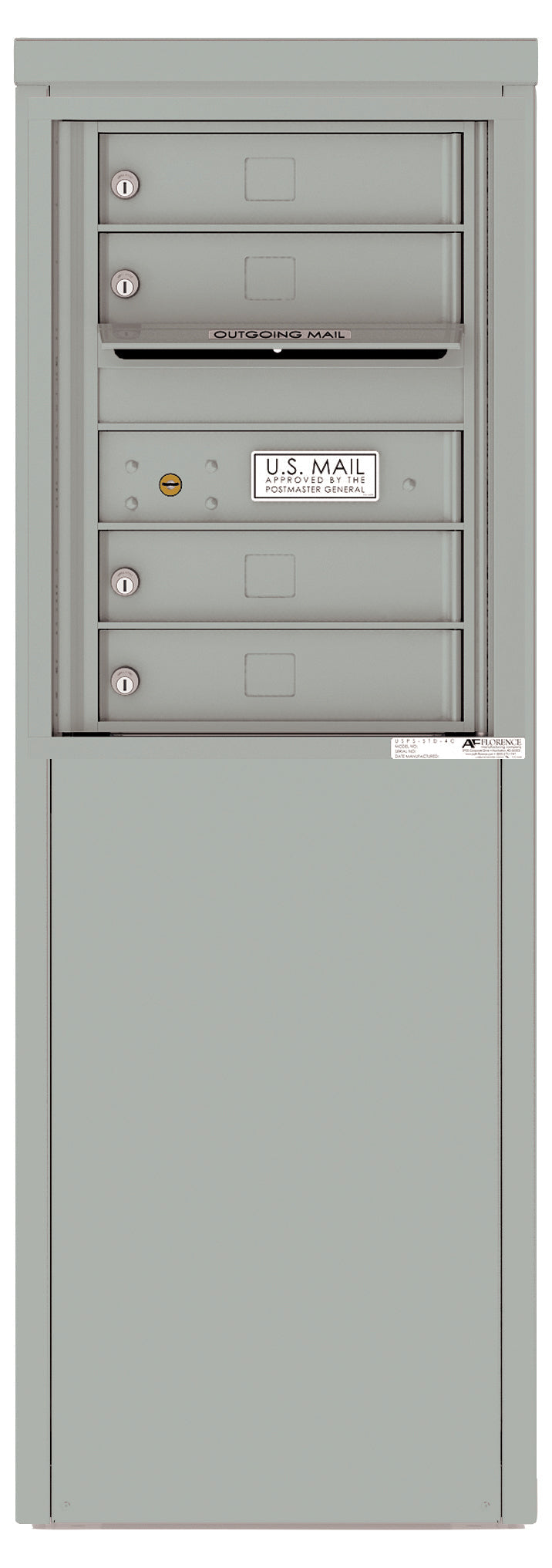 Florence 4C Mailbox Depot - 4 Doors - 6 Doors High Private Access
