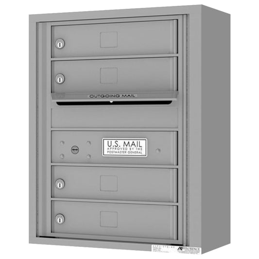 Florence 4C Horizontal Mailbox - 4 Doors - 6 Doors High Private Access