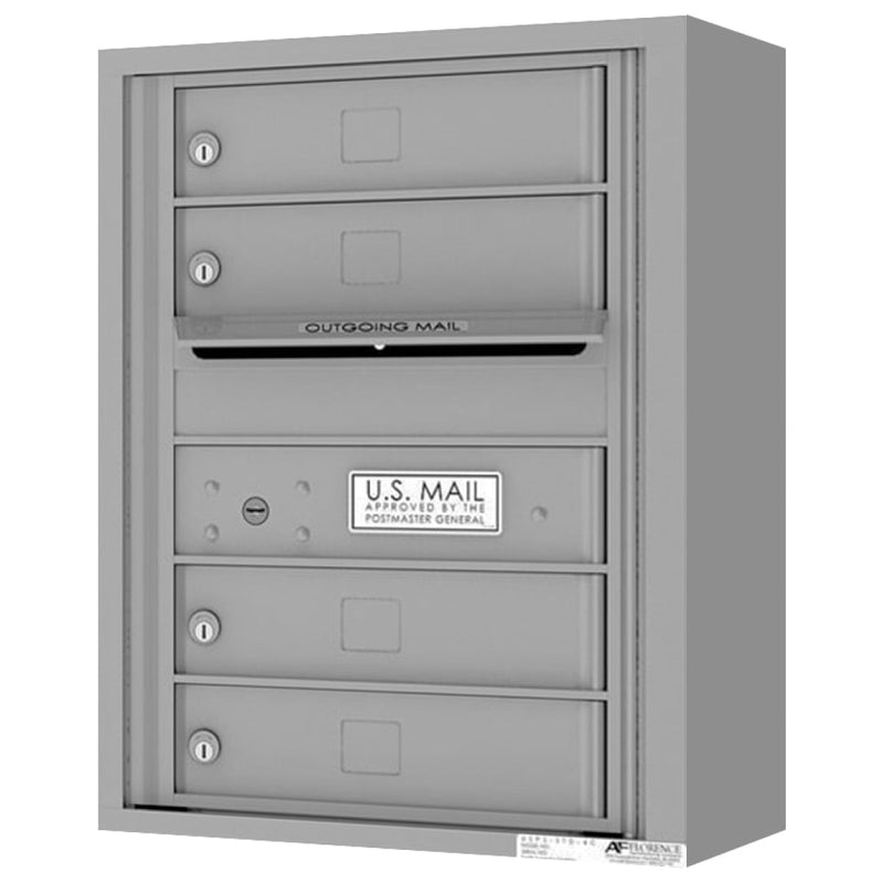 Florence 4C Horizontal Mailbox - 4 Doors - 6 Doors High Private Access