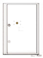 Front Loading Commercial Mailbox Parcel Locker-White (WH)