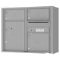 Florence 4C Horizontal Mailbox - 3 Doors, 1 Parcel Locker - 7 Doors High Private Access